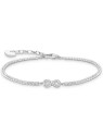 bracciale donna Thomas Sabo A2176-051-14-L19V Silver Tennis Bracelet infinity With White stones