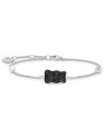 bracciale donna Thomas Sabo A2151-052-11-L19V Silver Bracelet With Black Gold Bear And Pearl + Stone