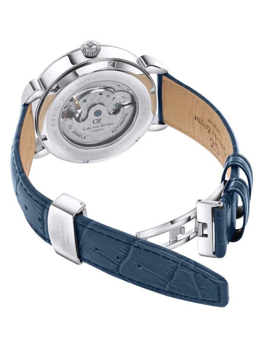 orologio uomo Carl von Zeyten CVZ0005BLGS Mens Watch Neukirch Automatic 45mm 3ATM