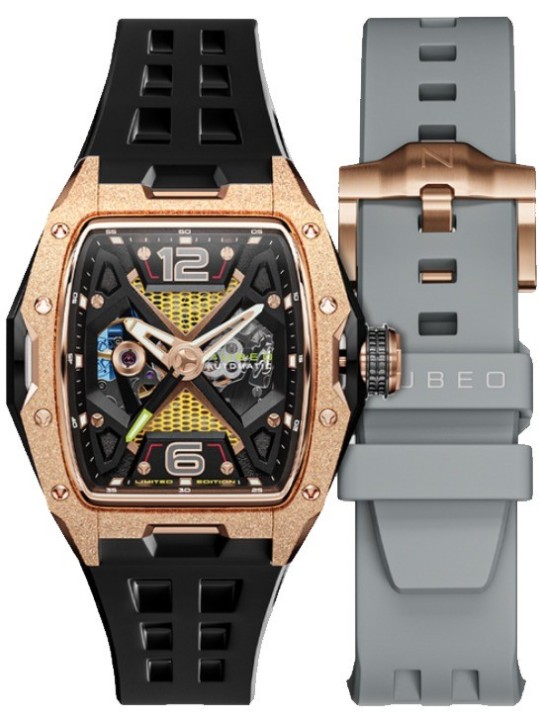 orologio uomo Nubeo NB-6078-07 Mens Watch Davinci Automatic Limited 46mm 5ATM