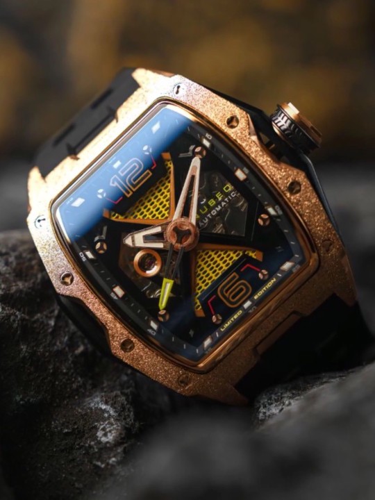 orologio uomo Nubeo NB-6078-07 Mens Watch Davinci Automatic Limited 46mm 5ATM