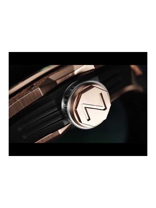 orologio uomo Nubeo NB-6078-07 Mens Watch Davinci Automatic Limited 46mm 5ATM