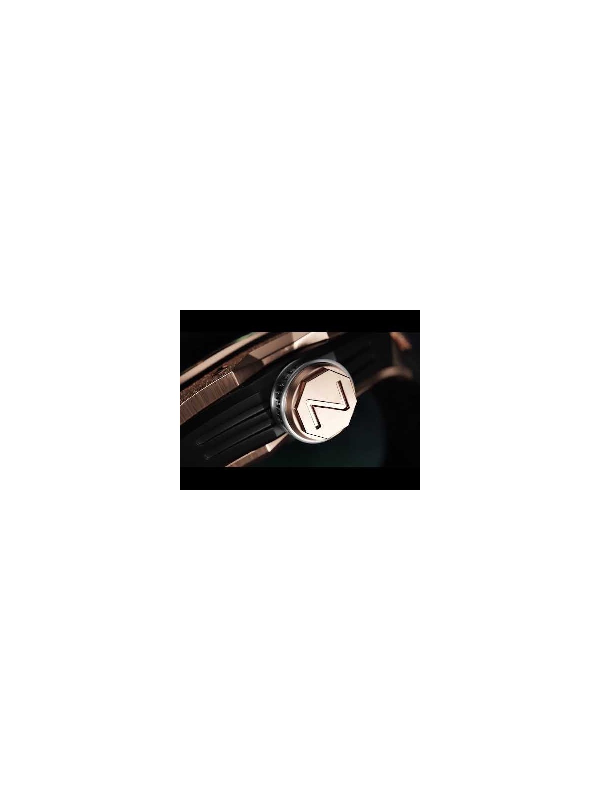 orologio uomo Nubeo NB-6078-07 Mens Watch Davinci Automatic Limited 46mm 5ATM