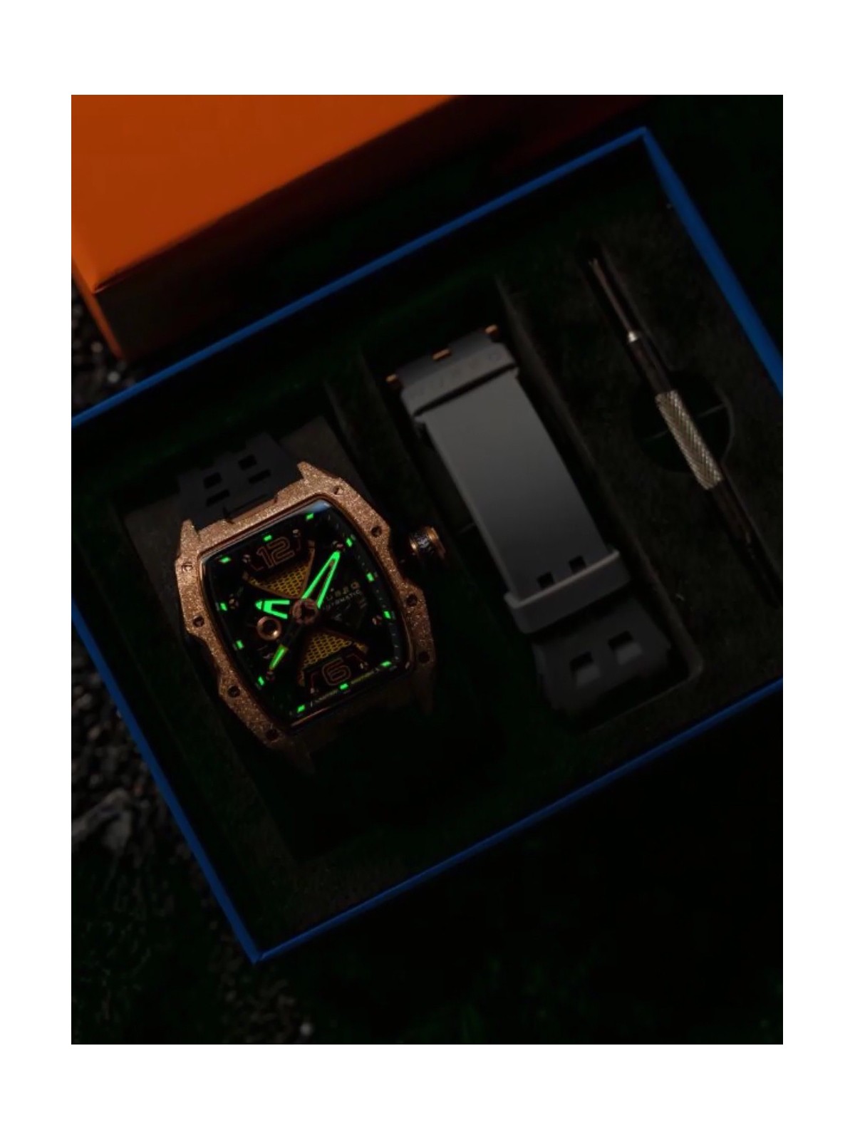 orologio uomo Nubeo NB-6078-07 Mens Watch Davinci Automatic Limited 46mm 5ATM