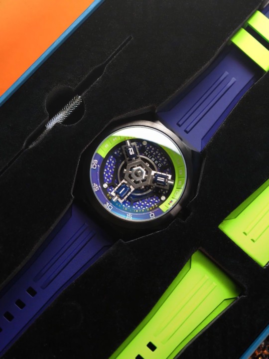 orologio uomo Nubeo NB-6083-0B Mens Watch Skylab Automatic Limited 48mm 10ATM