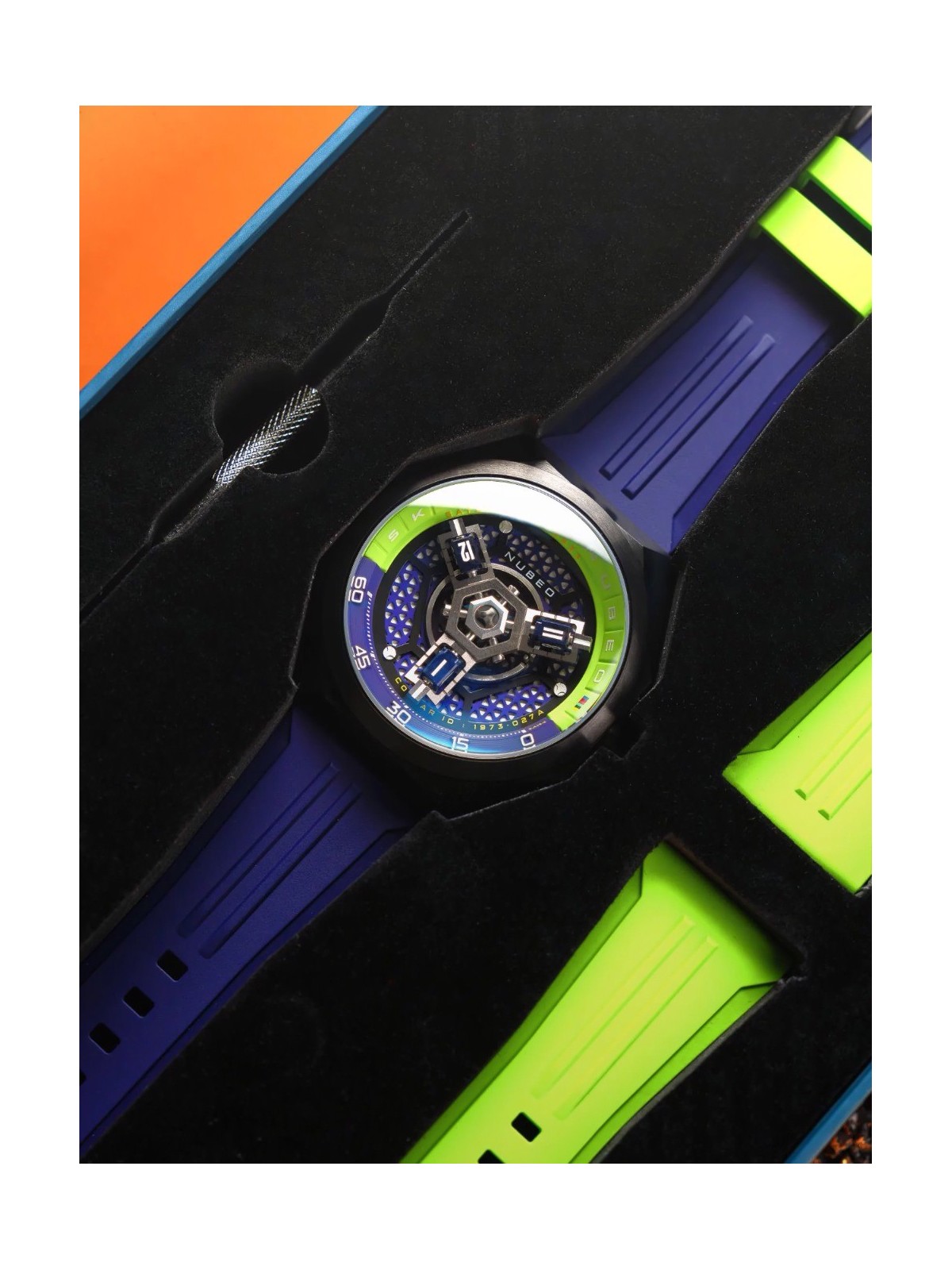 orologio uomo Nubeo NB-6083-0B Mens Watch Skylab Automatic Limited 48mm 10ATM