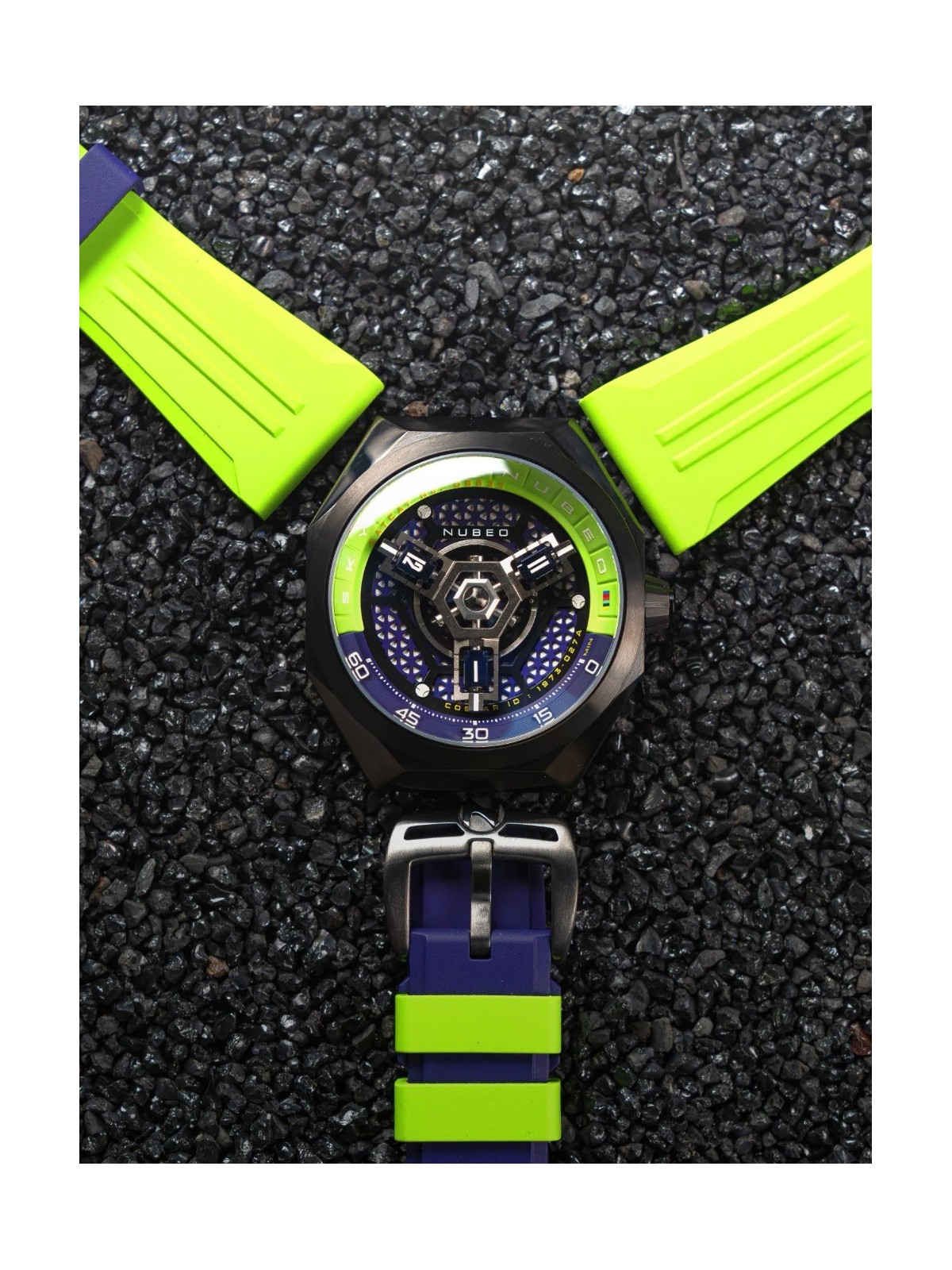 orologio uomo Nubeo NB-6083-0B Mens Watch Skylab Automatic Limited 48mm 10ATM