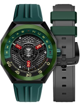 orologio uomo Nubeo NB-6083-09 Mens Watch Skylab Automatic Limited 48mm 10ATM