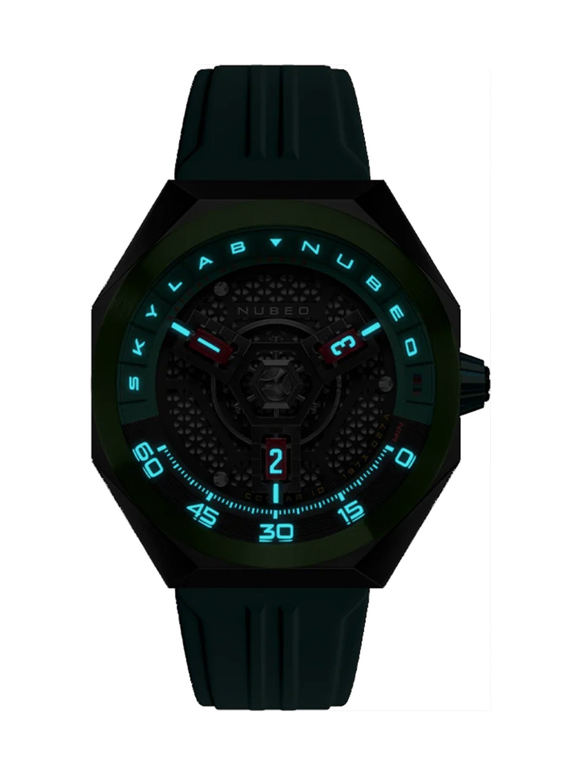orologio uomo Nubeo NB-6083-09 Mens Watch Skylab Automatic Limited 48mm 10ATM