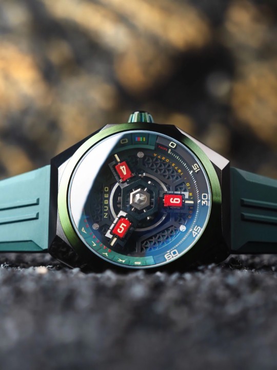 orologio uomo Nubeo NB-6083-09 Mens Watch Skylab Automatic Limited 48mm 10ATM