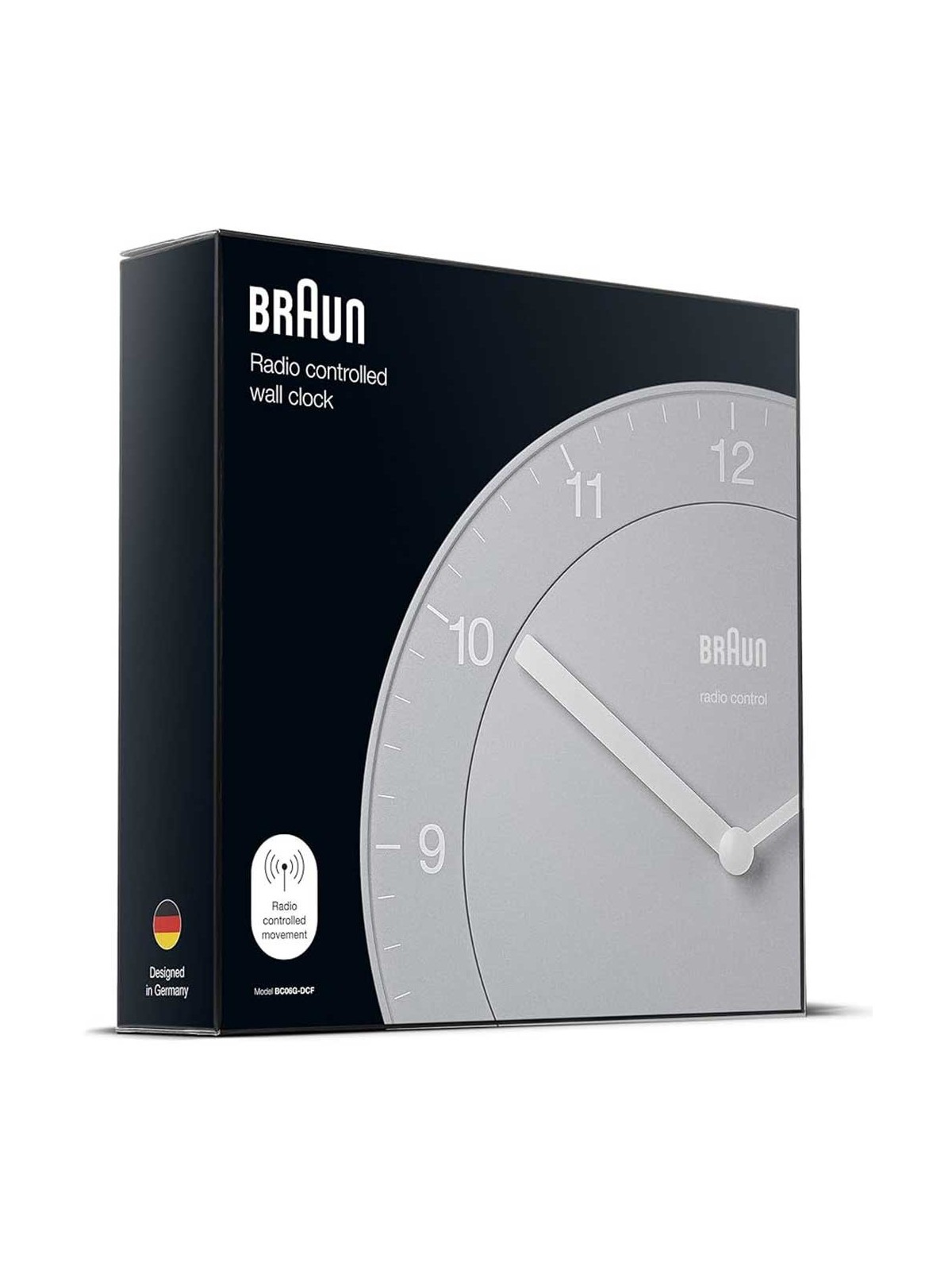 orologio da muro Braun BC06G-DCF Classic Radio Controlled Wall Clock 20 cm Gray