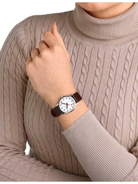 orologio donna Mondaine A658.30323.11SBGV Ladies Watch Classic SBB vegan 30mm 3ATM