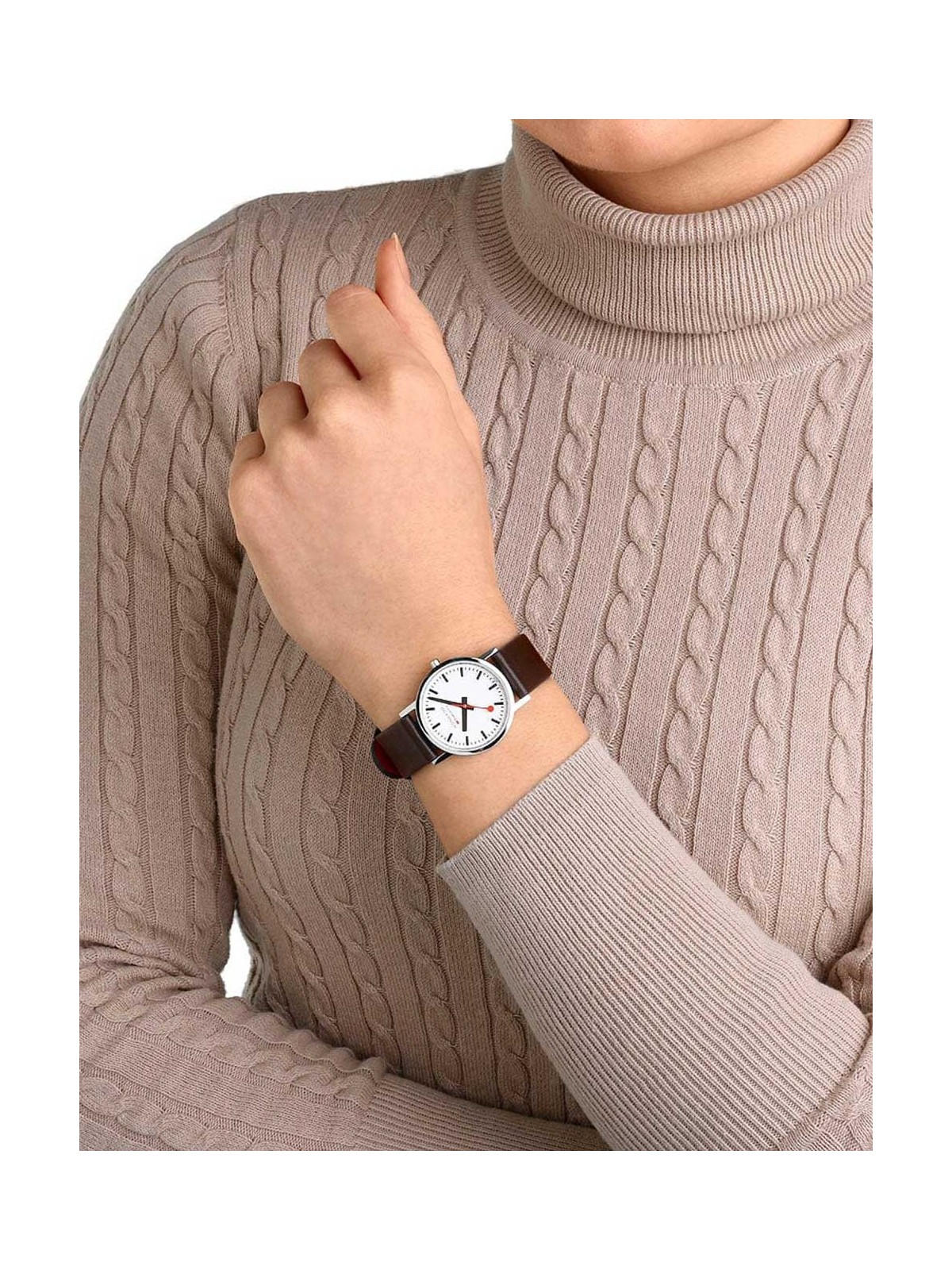 orologio donna Mondaine A658.30323.11SBGV Ladies Watch Classic SBB vegan 30mm 3ATM
