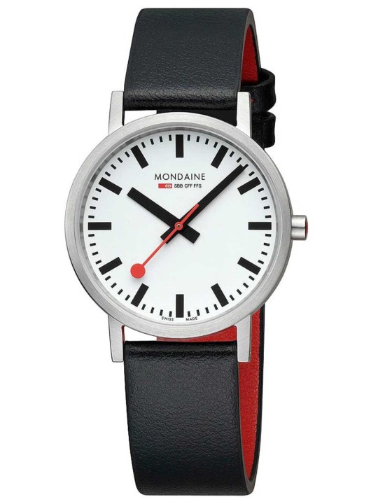 orologio unisex Mondaine A660.30314.16SBBV Classic SBB vegan 36mm 3ATM