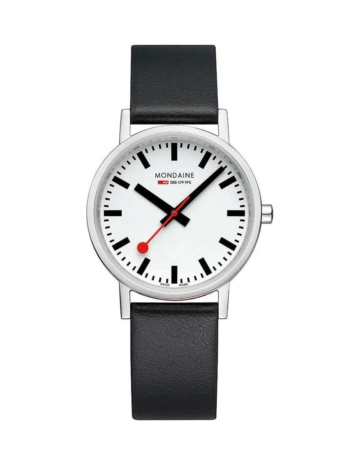 orologio unisex Mondaine A660.30314.16SBBV Classic SBB vegan 36mm 3ATM