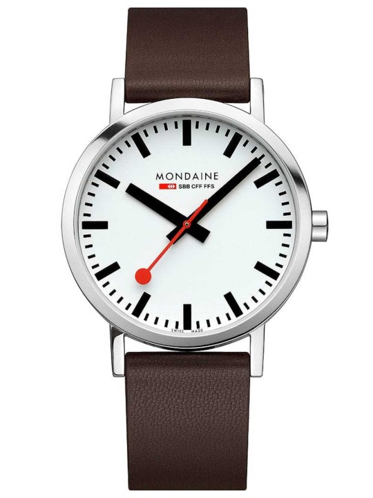orologio uomo Mondaine A660.30360.11SBGV Mens Watch Classic SBB vegan 40mm 3ATM