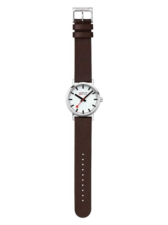 orologio uomo Mondaine A660.30360.11SBGV Mens Watch Classic SBB vegan 40mm 3ATM