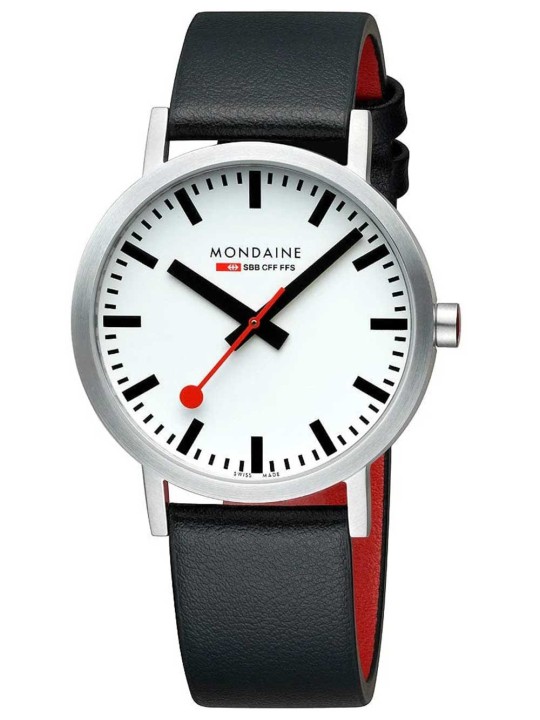 orologio uomo Mondaine A660.30360.16SBBV Mens Watch Classic SBB vegan 40mm 3ATM
