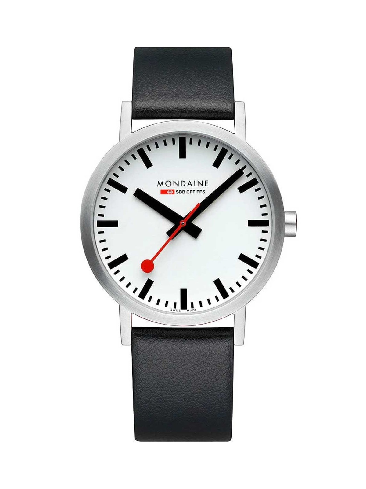orologio uomo Mondaine A660.30360.16SBBV Mens Watch Classic SBB vegan 40mm 3ATM