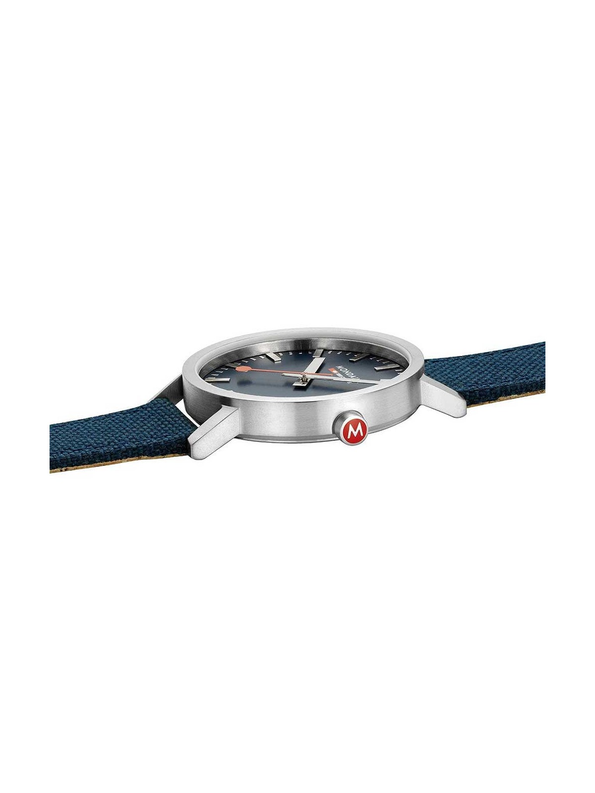 orologio uomo Mondaine A660.30360.40SBD Mens Watch Classic SBB recyc. Textile 40mm 3ATM