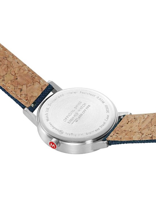 orologio uomo Mondaine A660.30360.40SBD Mens Watch Classic SBB recyc. Textile 40mm 3ATM