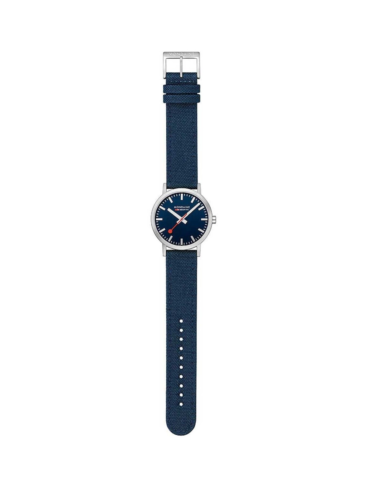 orologio uomo Mondaine A660.30360.40SBD Mens Watch Classic SBB recyc. Textile 40mm 3ATM