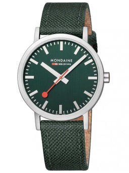 orologio uomo Mondaine A660.30360.60SBF Mens Watch Classic SBB recyc. Textile 40mm 3ATM