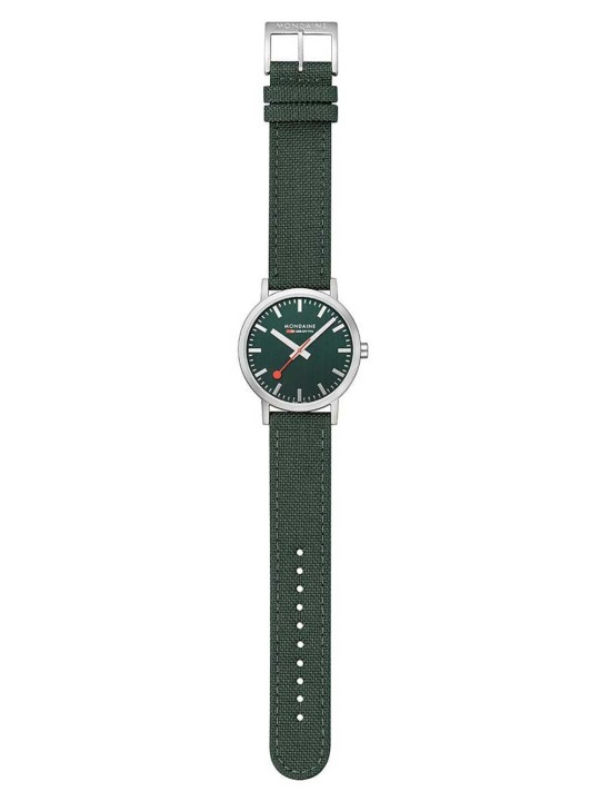 orologio uomo Mondaine A660.30360.60SBF Mens Watch Classic SBB recyc. Textile 40mm 3ATM