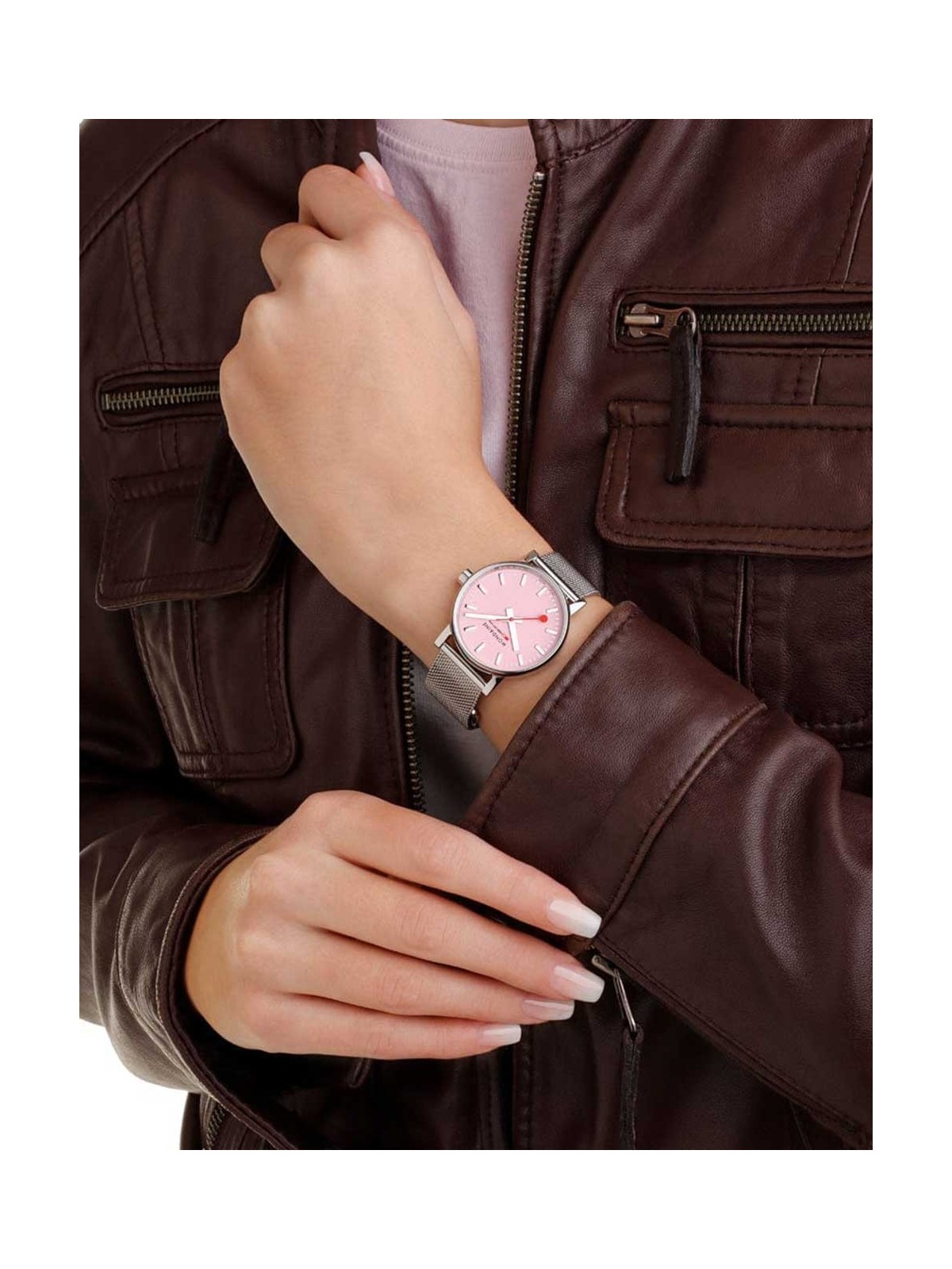 orologio donna Mondaine MSE.35130.SM Ladies Watch evo 2 SBB 35mm 3ATM