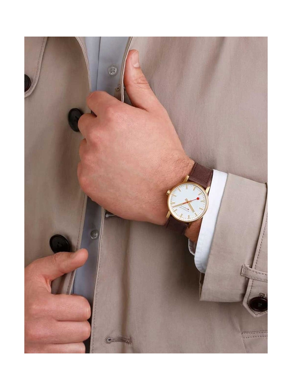 orologio uomo Mondaine MSE.40112.LG Mens Watch evo2 SBB 40mm 3ATM