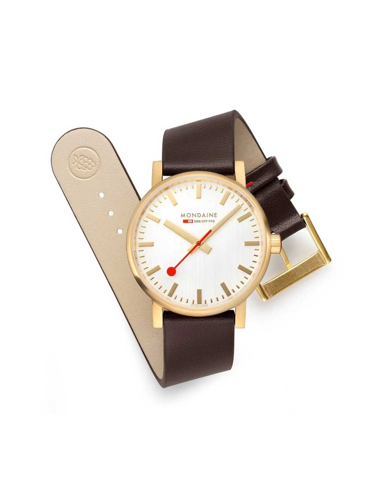 orologio uomo Mondaine MSE.40112.LGV Mens Watch evo2 SBB 40mm 3ATM