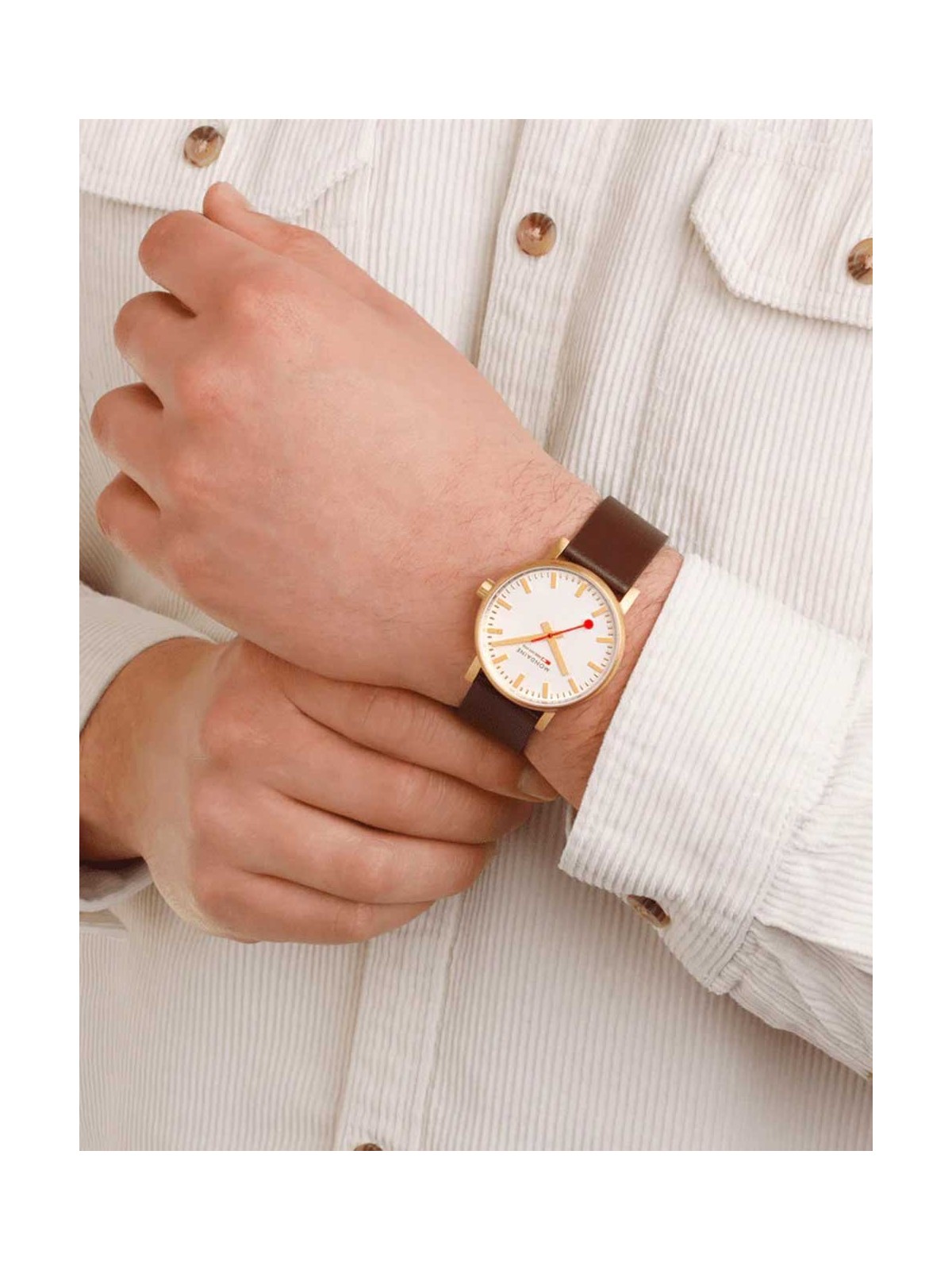 orologio uomo Mondaine MSE.40112.LGV Mens Watch evo2 SBB 40mm 3ATM