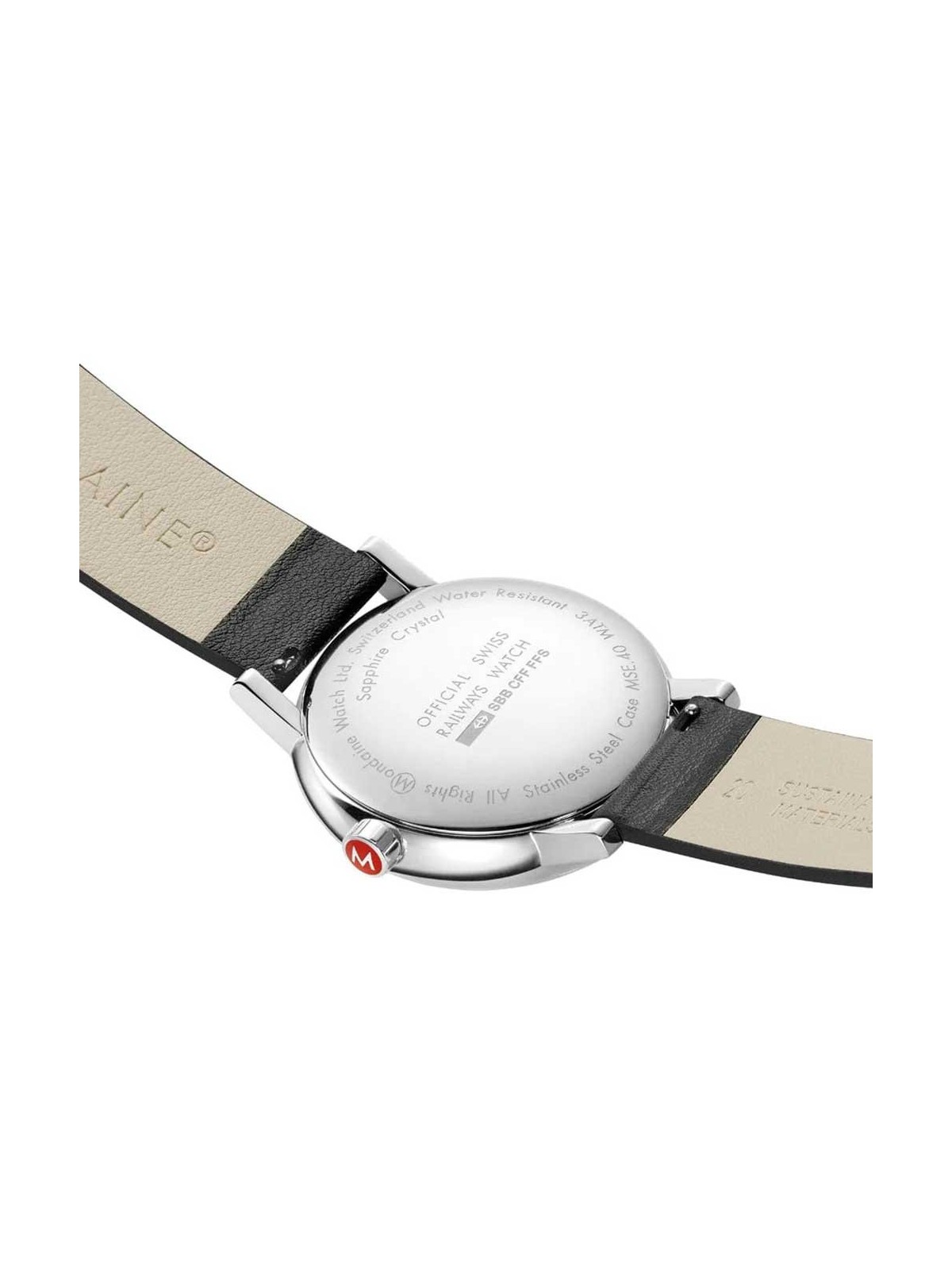 orologio uomo Mondaine MSE.40210.LBV Mens Watch evo2 SBB Big-Date 40mm 3ATM