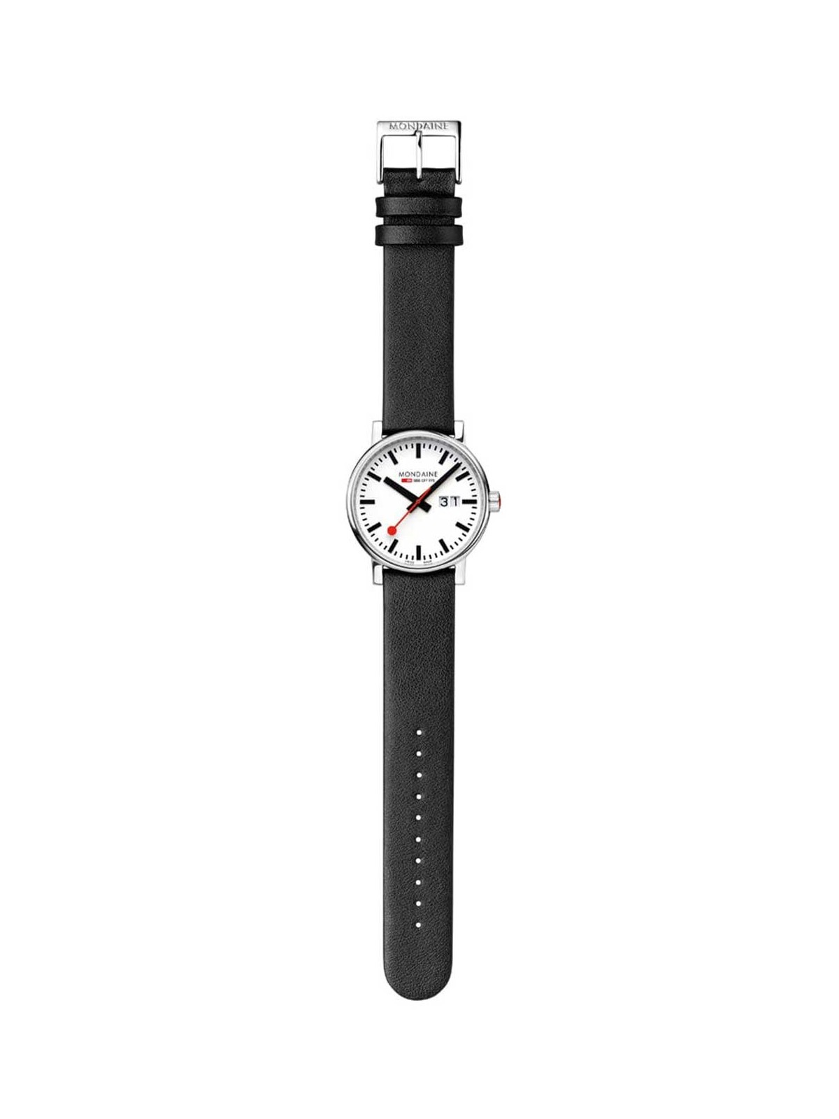 orologio uomo Mondaine MSE.40210.LBV Mens Watch evo2 SBB Big-Date 40mm 3ATM