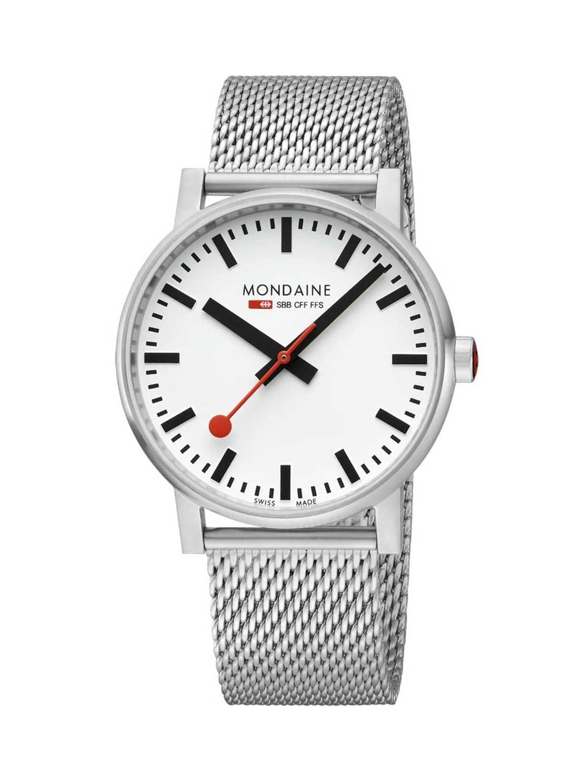 orologio uomo Mondaine MSE.43110.SJ Mens Watch evo2 SBB 43mm 3ATM