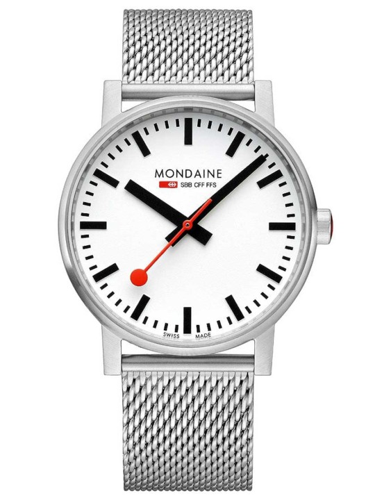 orologio uomo Mondaine MSE.43110.SJ Mens Watch evo2 SBB 43mm 3ATM
