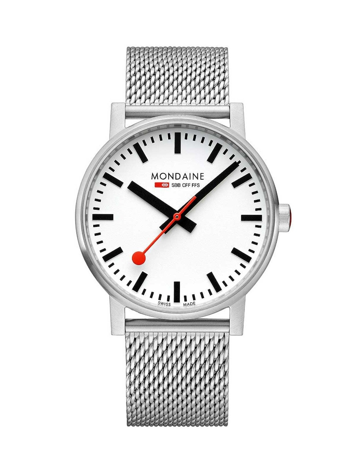 orologio uomo Mondaine MSE.43110.SJ Mens Watch evo2 SBB 43mm 3ATM