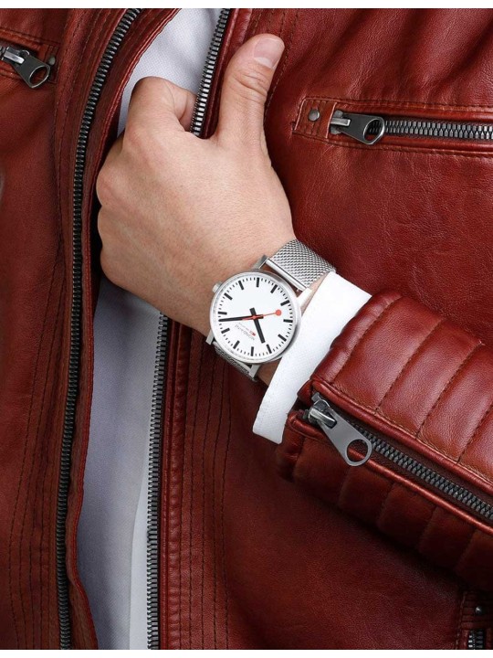 orologio uomo Mondaine MSE.43110.SJ Mens Watch evo2 SBB 43mm 3ATM