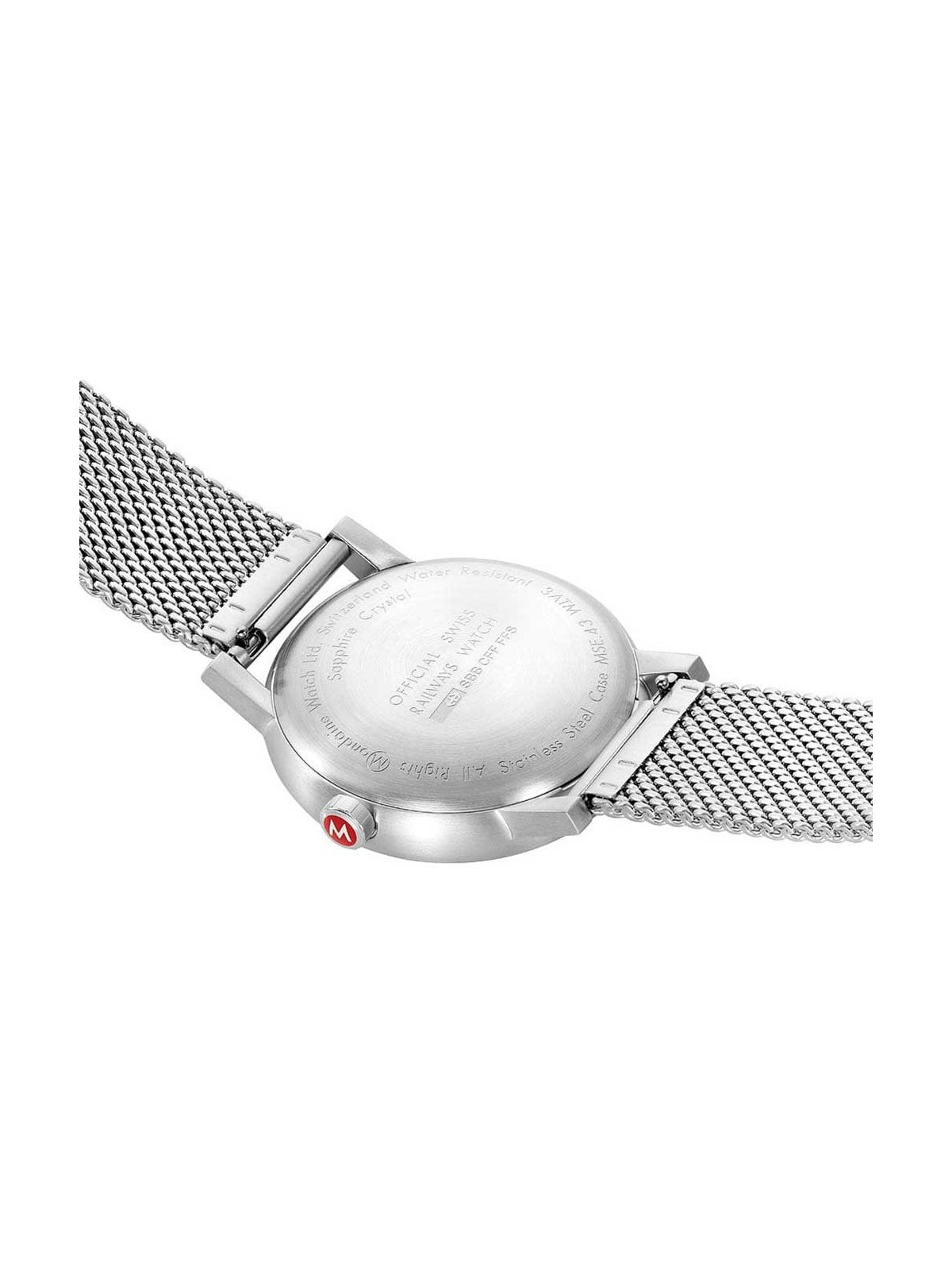 orologio uomo Mondaine MSE.43110.SJ Mens Watch evo2 SBB 43mm 3ATM