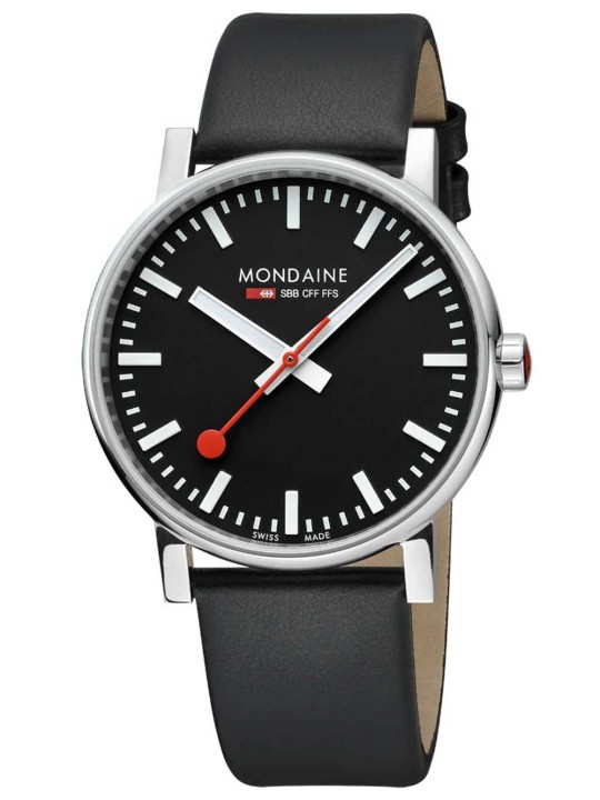 orologio uomo Mondaine MSE.43120.LB Mens Watch evo2 SBB 43mm 3ATM