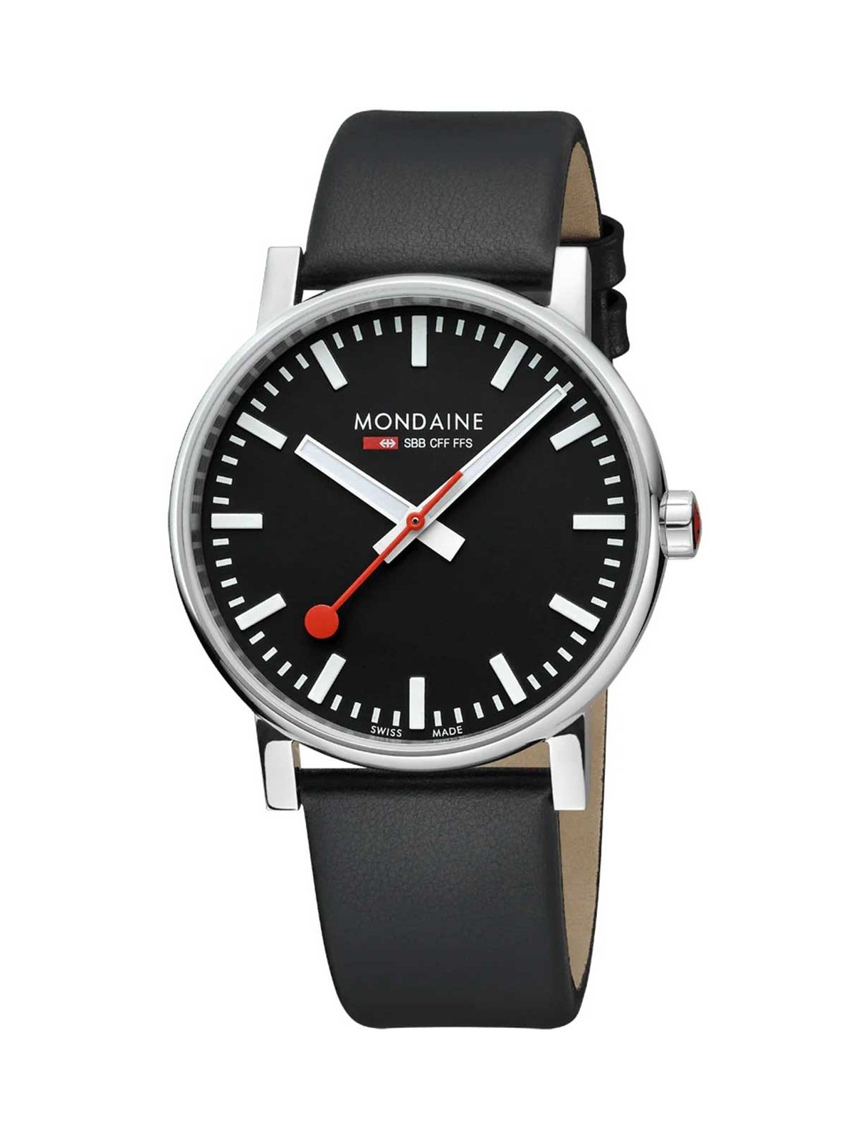orologio uomo Mondaine MSE.43120.LB Mens Watch evo2 SBB 43mm 3ATM