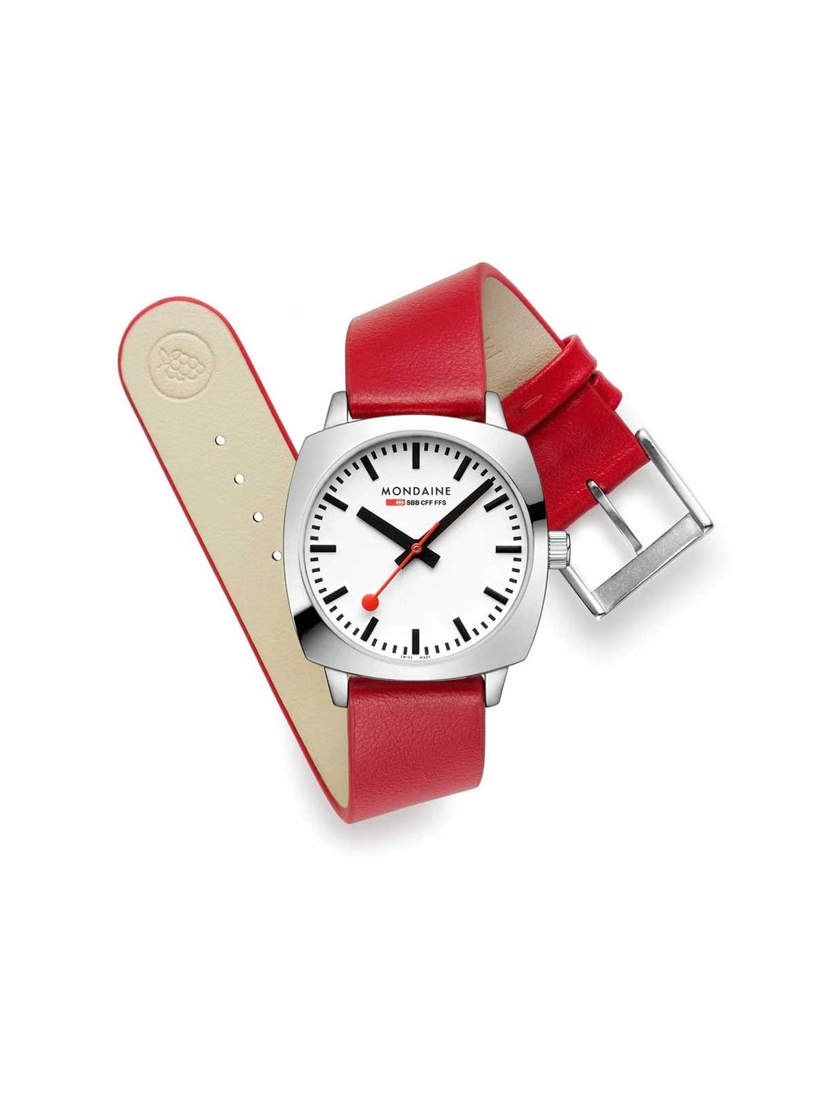orologio donna Mondaine MSL.31110.LCV Ladies Watch Petite Cushion 31mm 5ATM