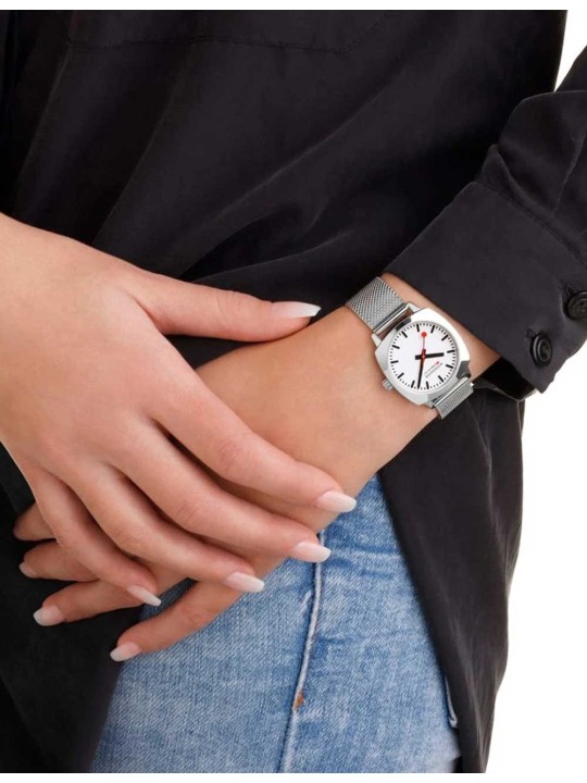 orologio donna Mondaine MSL.31110.SM Ladies Watch Petite Cushion 31mm 5ATM