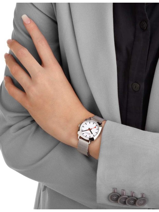 orologio donna Mondaine MSL.31110.SM Ladies Watch Petite Cushion 31mm 5ATM