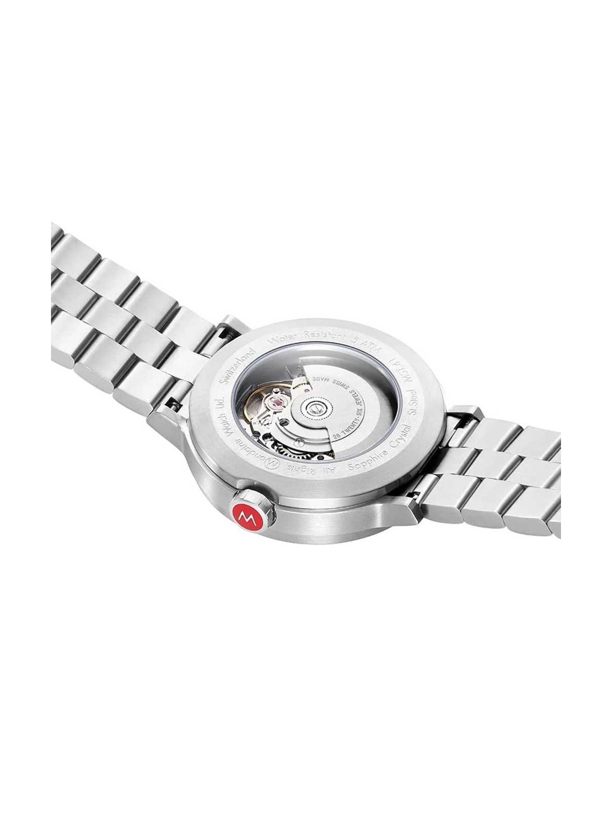 orologio uomo Mondaine MST.4161B.SJ Mens Watch SBB Original Automatic 41mm 3ATM