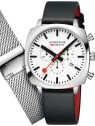 orologio uomo Mondaine MSL.41410.LBV.SET Mens Watch GrAnd Cushion Set 41mm 5ATM