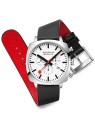 orologio uomo Mondaine MSL.41410.LBV.SET Mens Watch GrAnd Cushion Set 41mm 5ATM