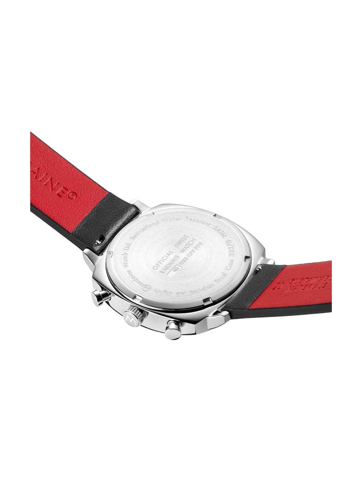 orologio uomo Mondaine MSL.41410.LBV.SET Mens Watch GrAnd Cushion Set 41mm 5ATM