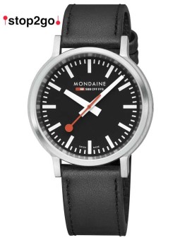 orologio uomo Mondaine MST.41020.LBV.2SE Mens Watch SBB Stop2Go 41mm 3ATM
