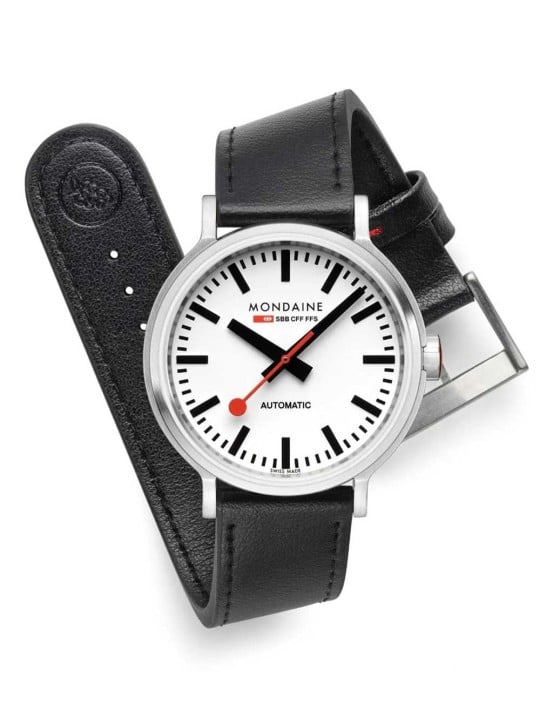 orologio uomo Mondaine MST.4161B.LBV Mens Watch SBB Original Automatic 41mm 3ATM